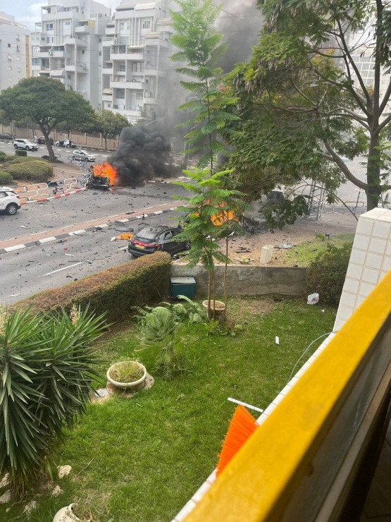 آثار القصف القسامي لمغتصبات ومواقع العدو خلال معركة طوفان الأقصى