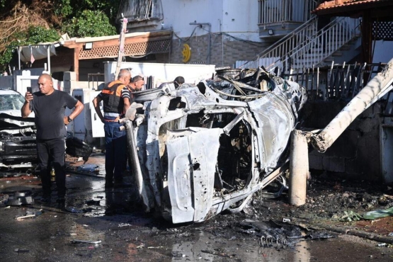 آثار القصف القسامي لمغتصبات ومواقع العدو خلال معركة طوفان الأقصى