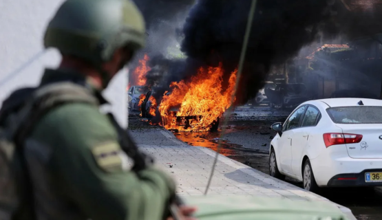 آثار القصف القسامي لمغتصبات ومواقع العدو خلال معركة طوفان الأقصى