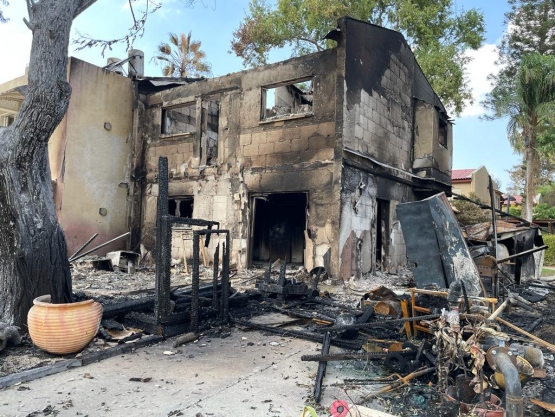 آثار القصف القسامي لمغتصبات ومواقع العدو خلال معركة طوفان الأقصى