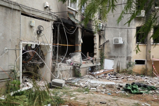 آثار القصف القسامي لمغتصبات ومواقع العدو خلال معركة طوفان الأقصى