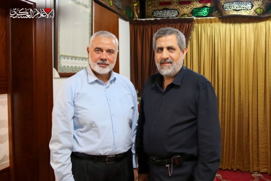 صور حصرية تجمع الشهيد القائد الحاج/ رمضان بالقادة الشهداء